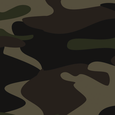 Abstract dark camouflage pattern with muted green, brown, and black irregular shapes blending together