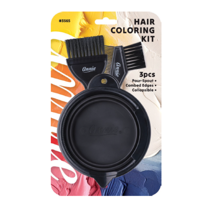 Annie Hair Coloring Kit, 3 Count, Black
