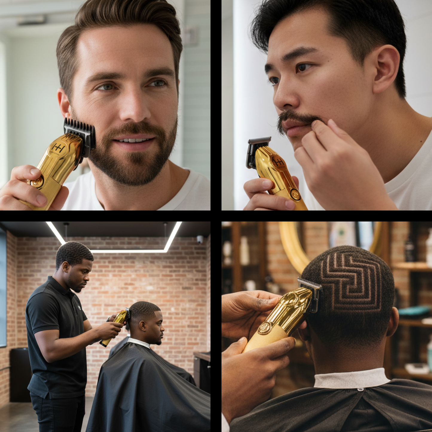 Hot &amp; Hotter Recortadora Delineadora Inalámbrica De Litio Dorada