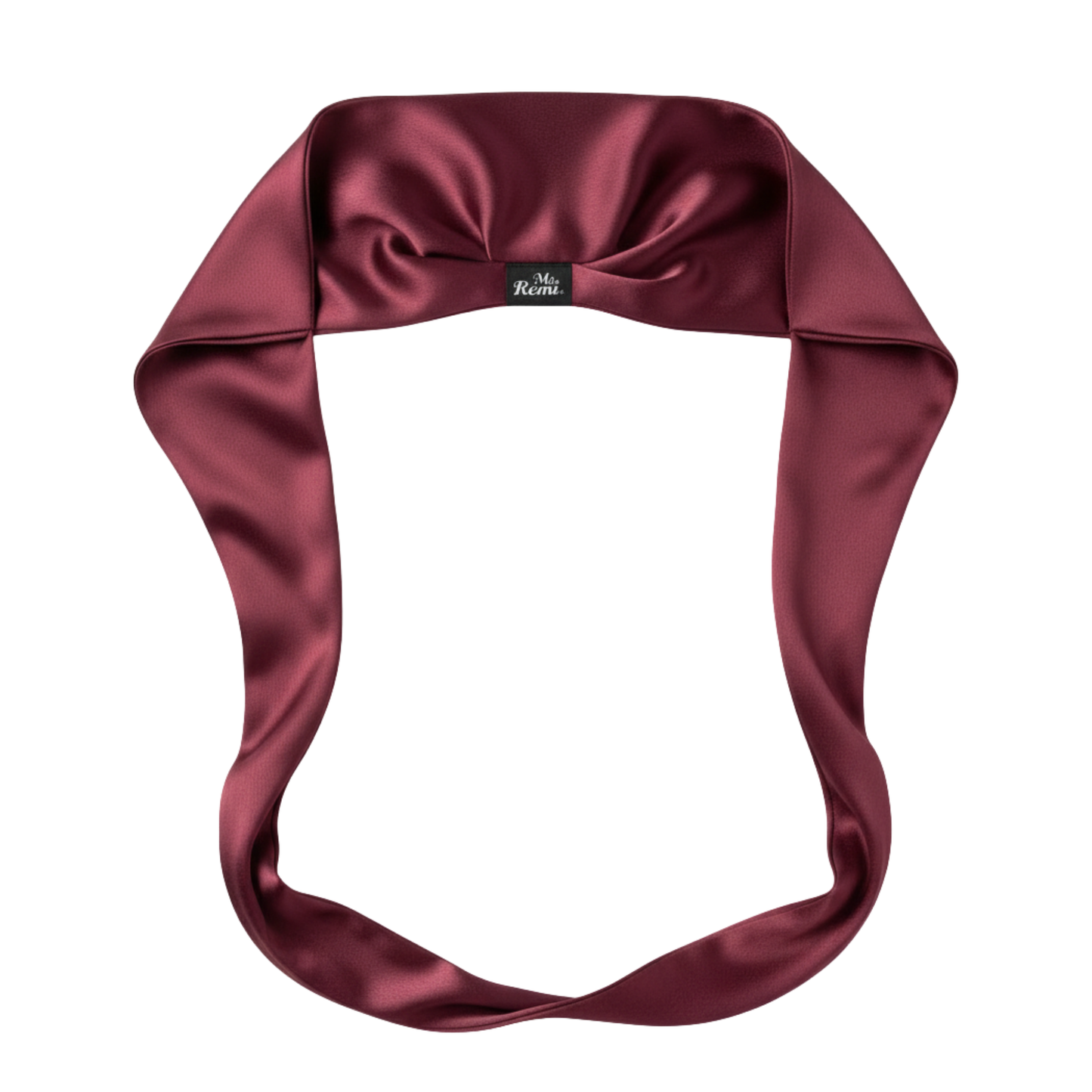 Ms. Remi Effortless Turban Scarf Open Top, Burgundy & Olive