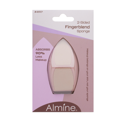 Almine 2-Sided Fingerblend Sponge, 1 Count, Blush