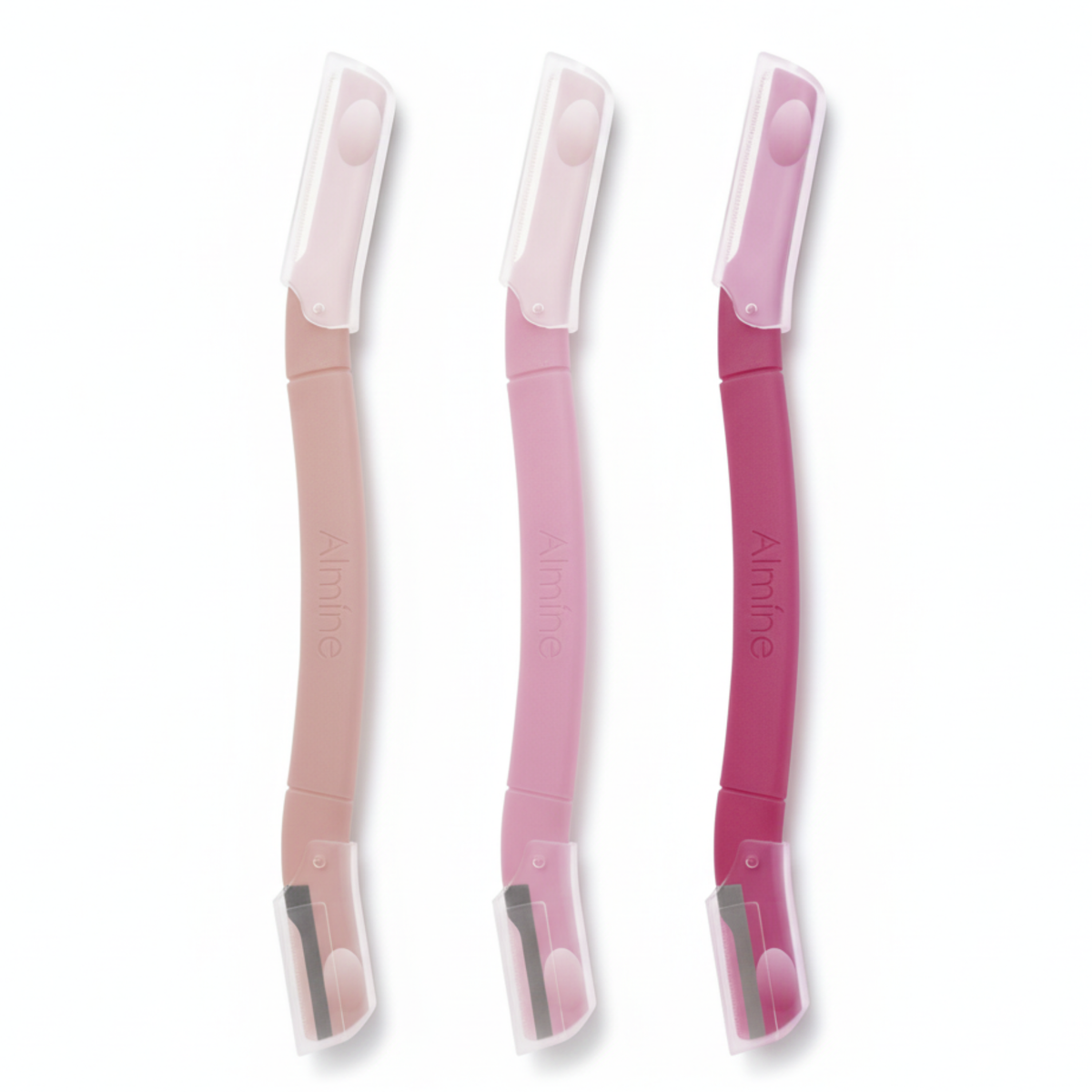 Multi Purpose Razor Almine Dual Ended Multi-Purpose Dermaplane Razor Set, 3 Count, Assorte ...