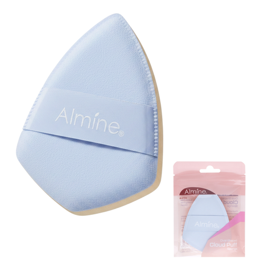Almine Oval Shaped Cloud Puff Sponge, 1 Count, Blue