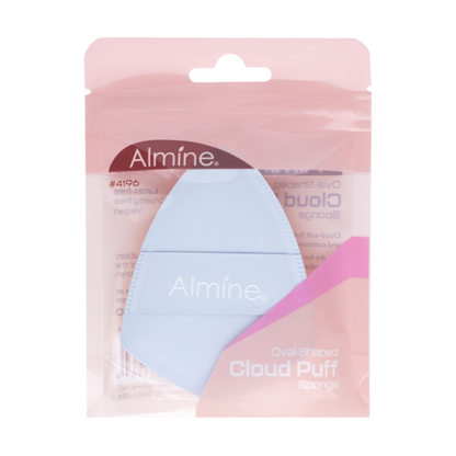 Almine Oval Shaped Cloud Puff Sponge, 1 Count, Blue
