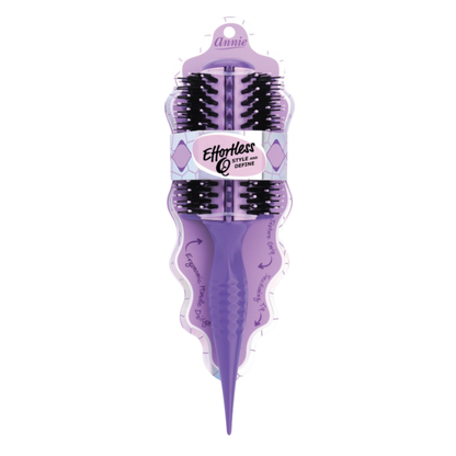 Annie Effortless Q Style & Define Brush Extra Thick Bristles, 1 Count, Assorted Colors
