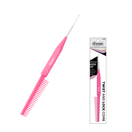 Annie Twist & Lock Comb with Crochet Hook, 1 Count, Assorted