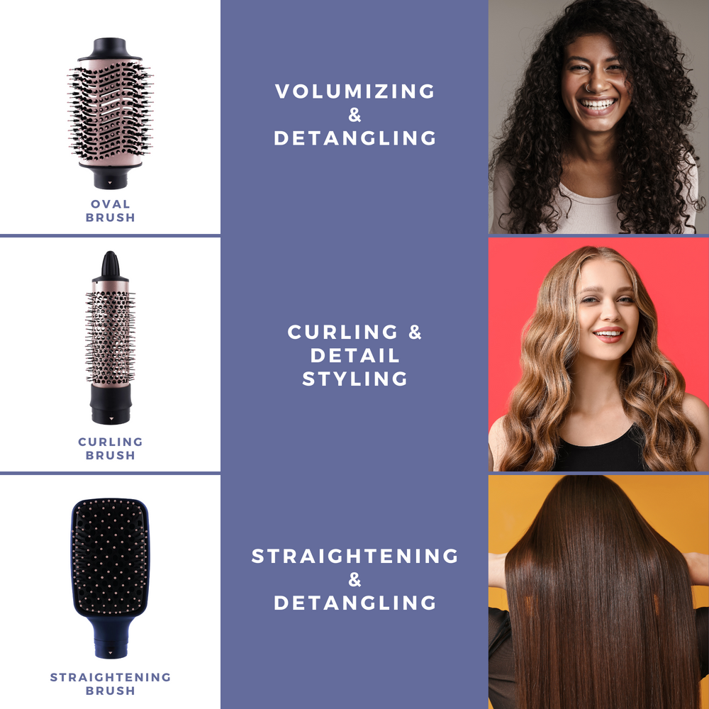 Drying curling brush clearance