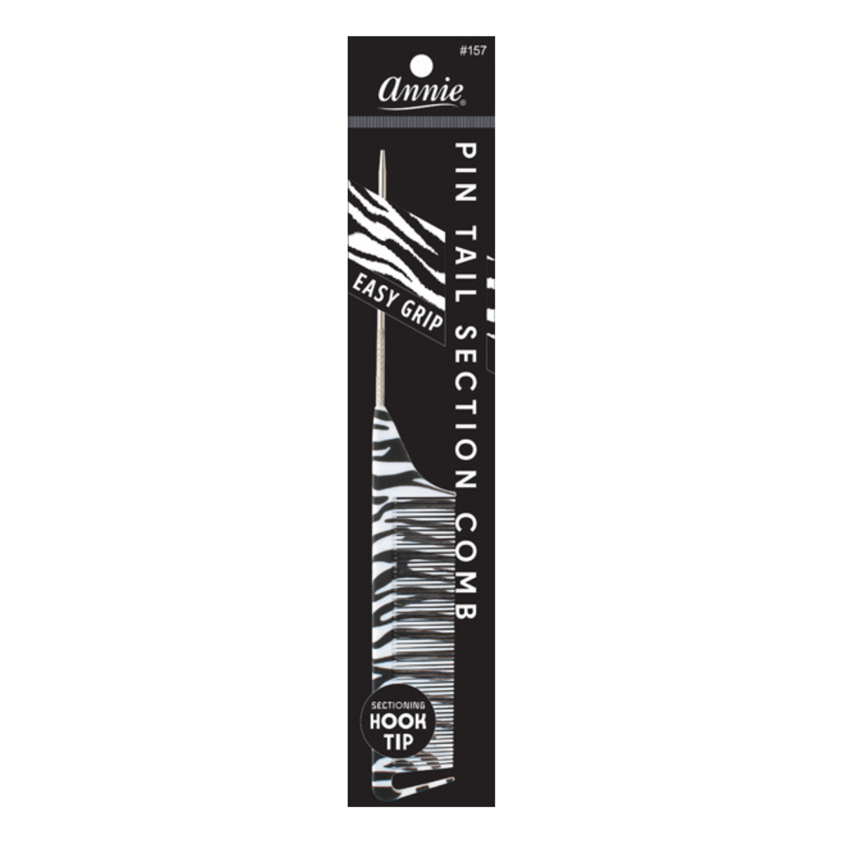 Leopard Comb Annie Pin Tail Section Comb Leopard and Zebra Asst. – Annie ...