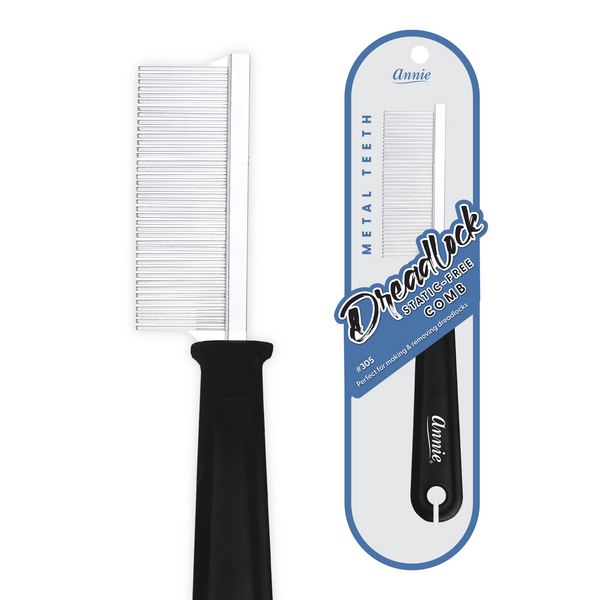 Annie Dreadlock Comb | Stainless Steel Backcomb for Locs & Natural