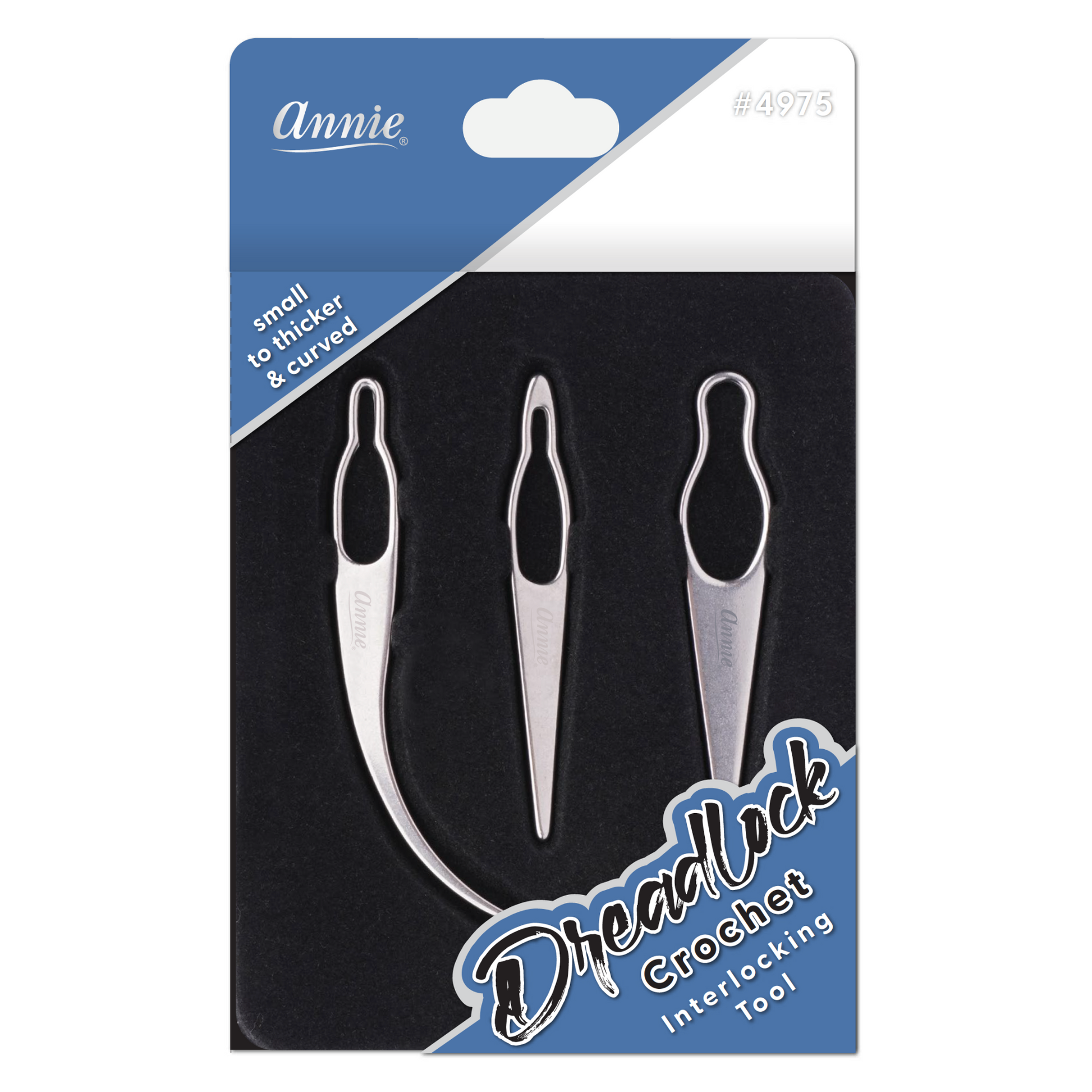 Annie Dreadlock Crochet Interlocking Tool Set 3pc | Locs Essential Annie Dreadlock Crochet Interlocking Tool Set 3pc | Locs Essential