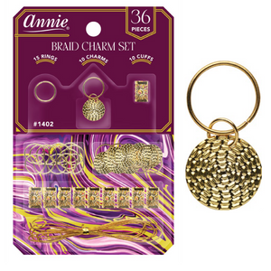 
                  
                    Load image into Gallery viewer, Annie Braid Charm Set, Patterned Circle
                  
                
