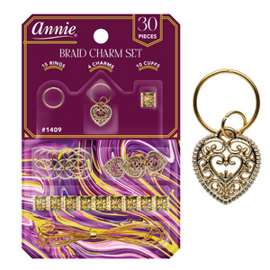 
                  
                    Load image into Gallery viewer, Annie Braid Charm Set, Heart
                  
                