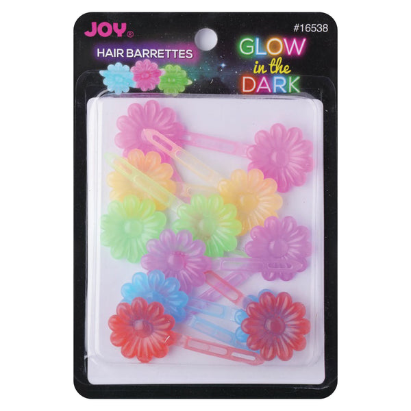 Joy Barrettes Glow-in-the-Dark Multicolor Daisy