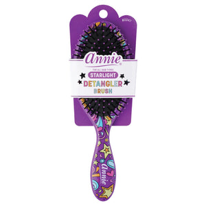 
                  
                    Load image into Gallery viewer, Annie Detangling Round Paddle Brush Purple Starlight Brushes Annie International   
                  
                