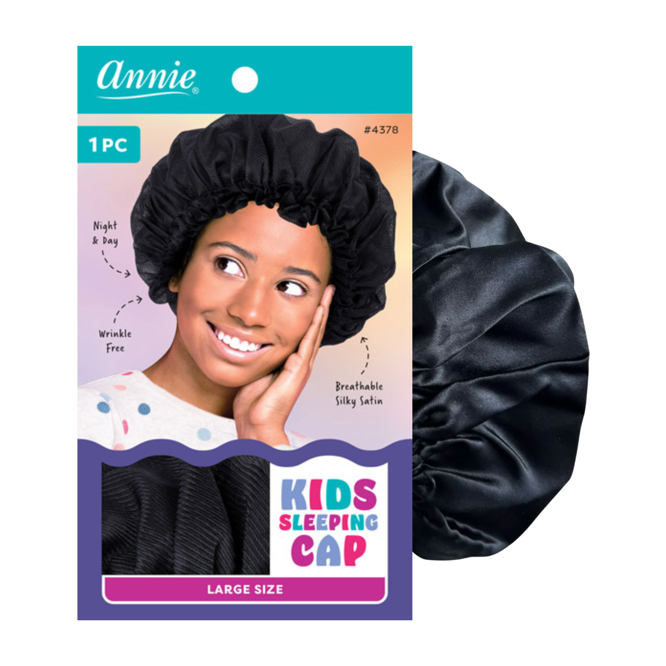 Annie Kids Sleeping Cap – Large Hair Protection Cap for Kids – Annie ...