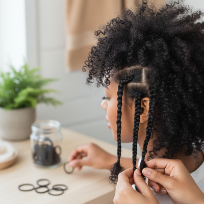 Banda de goma Annie 3 1/2" x 1/4", 1/4 lb negra