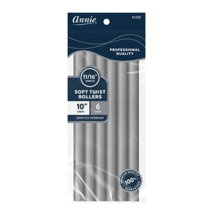 Rodillos Annie Soft Twist 11/16" XL Gris (6uds)