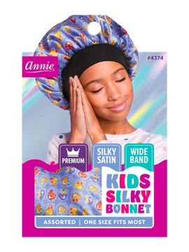 Annie Premium Kid's Silky Wide Edge Bonnet Dual Layer Assorted