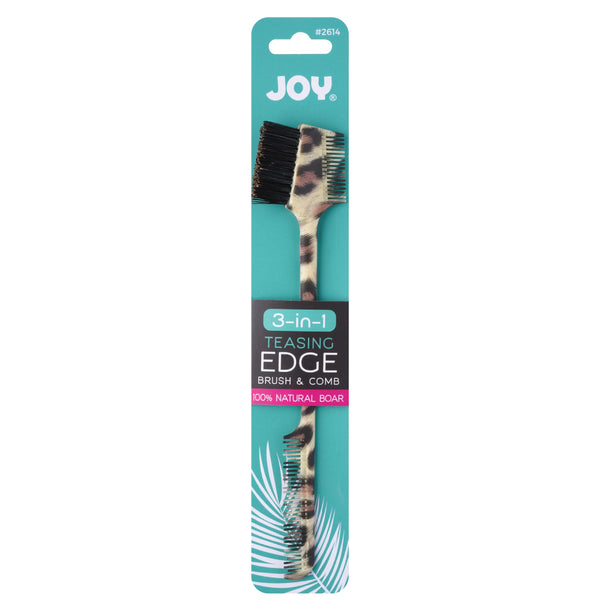 Joy 3 in 1 Teasing Edge Brush Boar Bristle Asst.