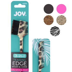 
                  
                    갤러리 뷰어에 이미지 로드, Joy 3 in 1 Teasing Edge Brush Boar Bristle Asst. Brushes Joy   
                  
                