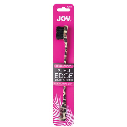 Joy Double-Sided Edge Brush and Comb Animal Asst. Brushes Joy   