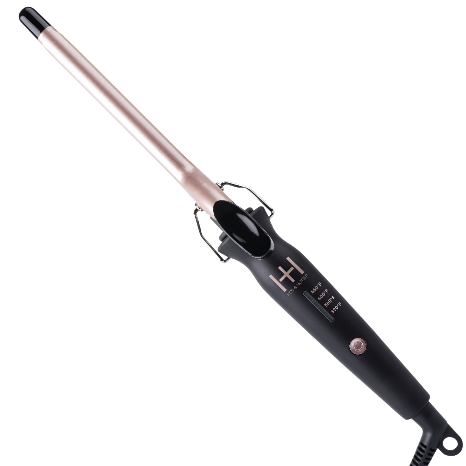 Hot Hotter Extra Long Ceramic Tourmaline Curling Iron 1/2in,