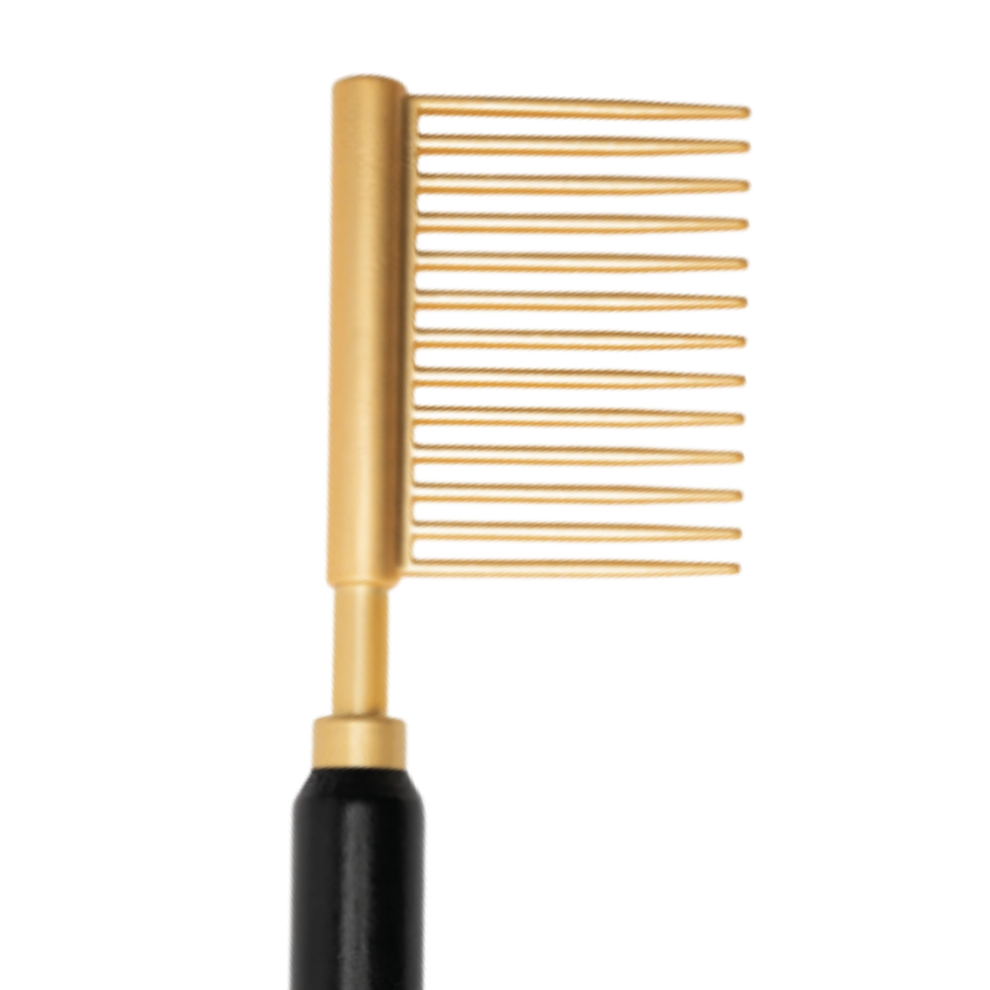 Hot & Hotter Ceramic Hot Rake Comb & Pik, 1 Count, Hair Straightener, Gold