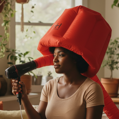 Hot & Hotter Heat Cap Dryer Attachment, 1 Count, Red