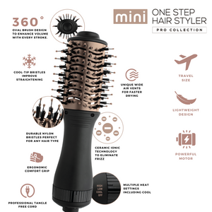 
                  
                    Load image into Gallery viewer, Hot &amp;amp; Hotter Mini One Step Hair Styler Dryer
                  
                