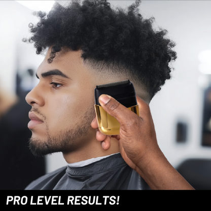 Hot & Hotter Dual Blade Mini Shaver, 1 Count Foil Electric Razor, Gold