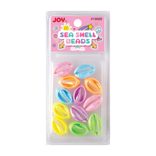 Joy Sea Shell Beads, 12 Count, Assorted Neon
