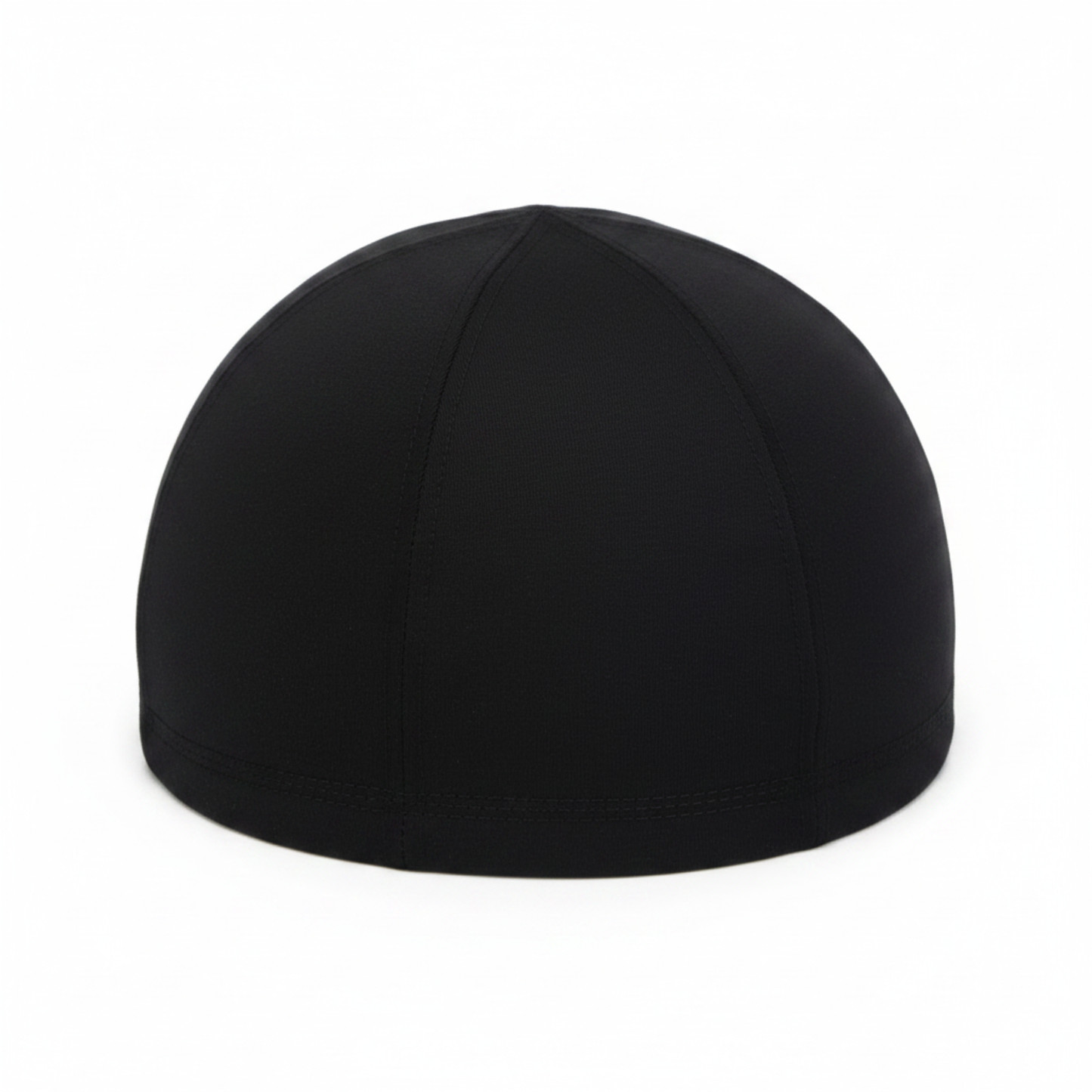 Mr. Durag Cotton Dome Cap, 1 Count, Black shown in smooth, breathable cotton material designed for comfortable wear and effective wave pattern maintenance.