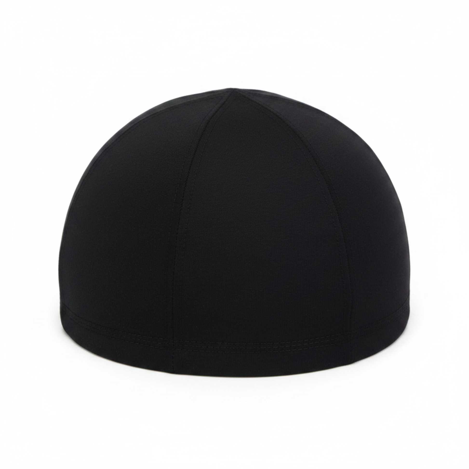 Mr. Durag Cotton Dome Cap, 1 Count, Black shown in smooth, breathable cotton material designed for comfortable wear and effective wave pattern maintenance.