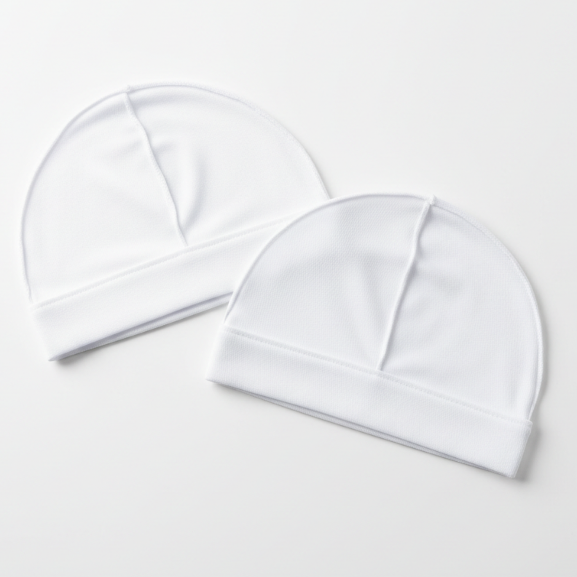 Mr. Durag Stocking Wave Cap, 2 Count, White, featuring lightweight, breathable material designed to maintain 360-wave patterns for professional styling and everyday wear.
