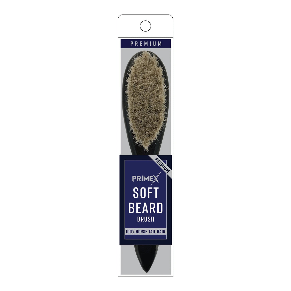 PrimeX Premium Horsehair Wooden Beard Brush Soft – Annie