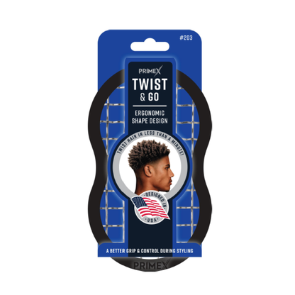 PrimeX Twist & Go Dual Action, 1 Count, Black