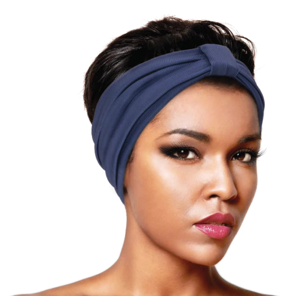 
                  
                    Load image into Gallery viewer, Ms. Remi Wide Silky Headwrap Scarf Ribbed Color Assorted Scarves Ms. Remi   
                  
                