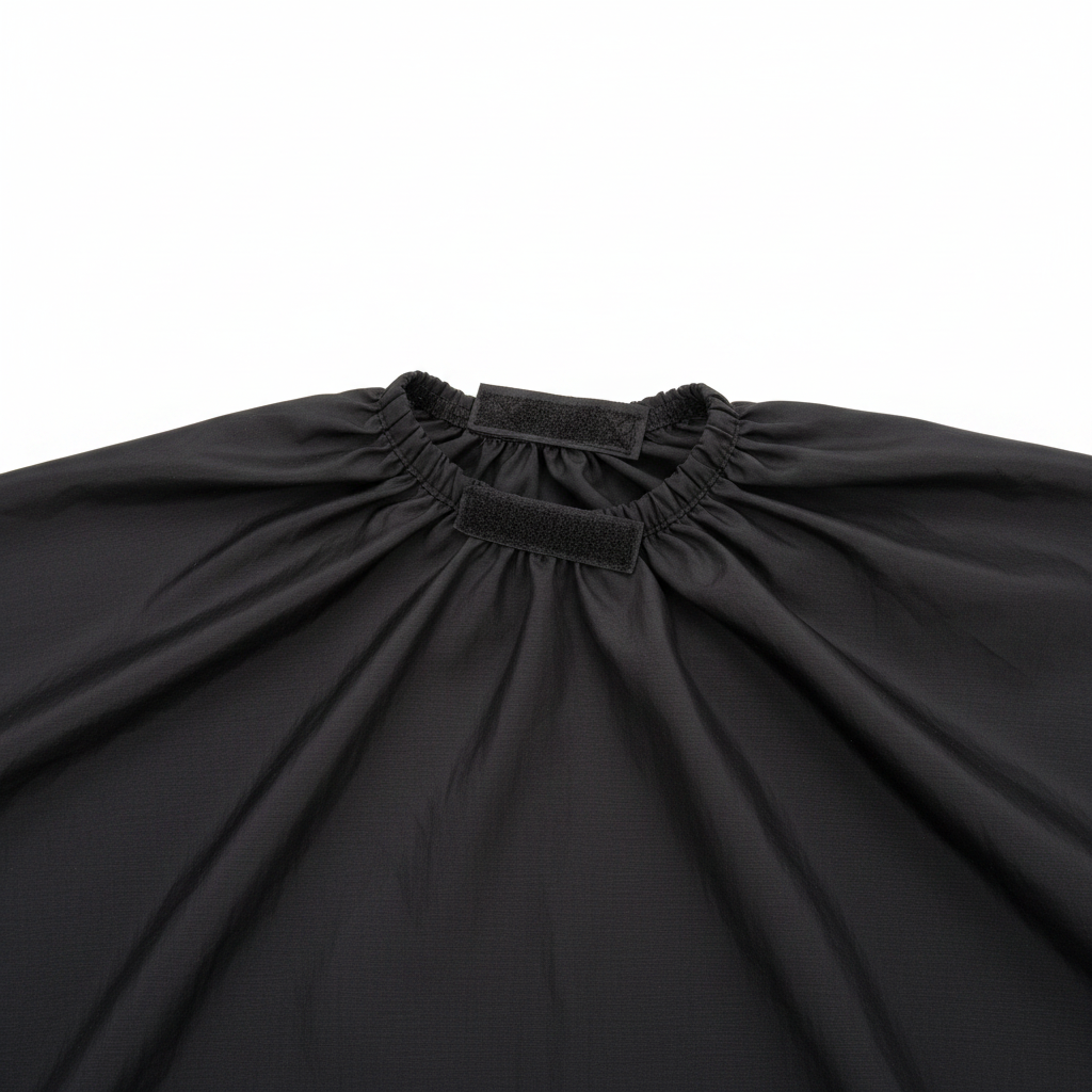 Annie Cutting Cape Velcro Closure, 1 Count, Black