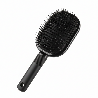 Annie Deluxe Paddle Cushion Brush, 1 Count, Black