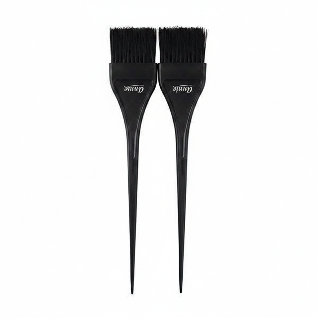Annie Dye Brush Pequeña, 2 unidades, Negro