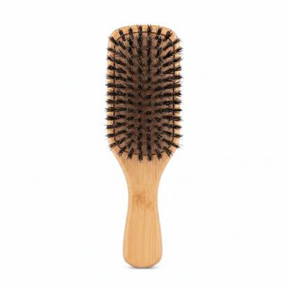 Annie Easy Style Hard Club Brush Boar & Nylon Bristle, 1 Count, Light Brown
