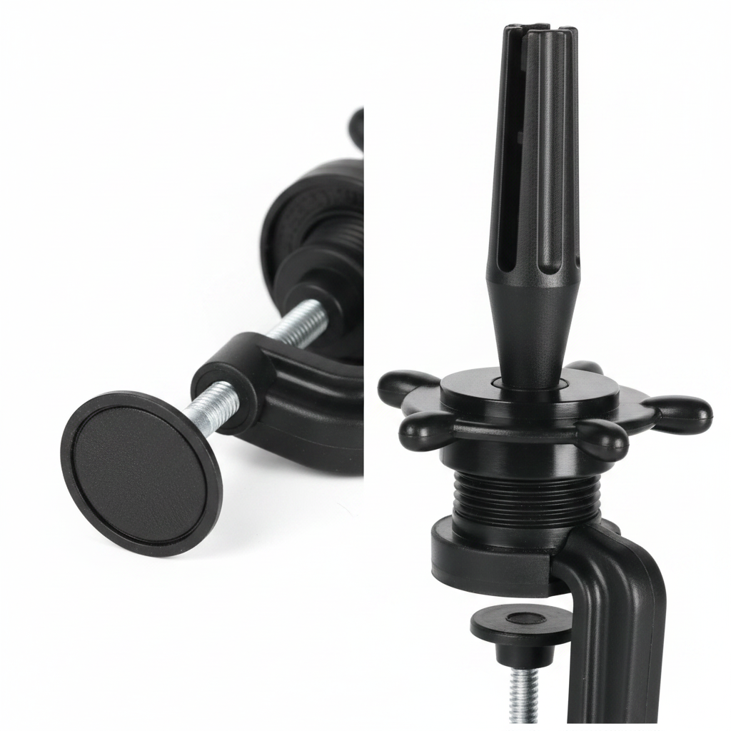 Soporte Annie Econo para cabeza de maniquí, 1 unidad, Negro