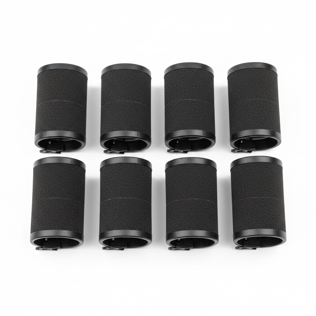 Annie Foam Hair Rollers 1 1/2 Inch Jumbo, 6 Count, Black