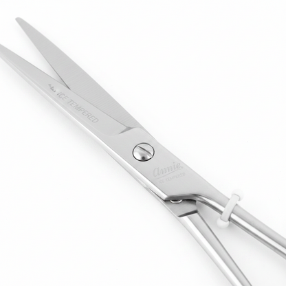 Annie Ice Tempered Stainless Steel Hair Shears 7.5 Inch, 1 Count, Silver