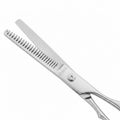 Annie Ice Tempered Stainless Steel Hair Thinning Shears 7 Inch, 1 Count, Silver