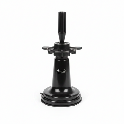 Annie Mannequin Holder with Suction Table Stand, 1 Count, Black