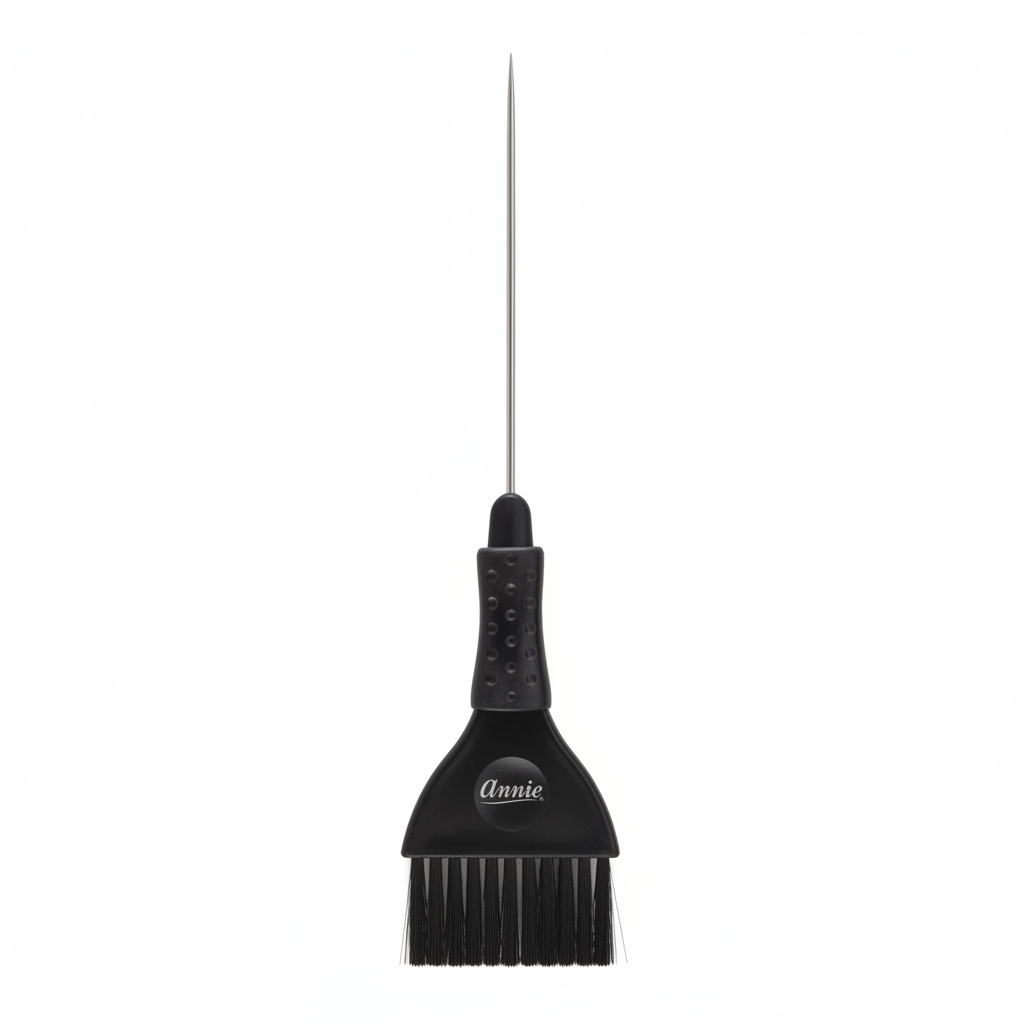 Annie Hair Tint Brush with Pin Tail, 1 Count, Black