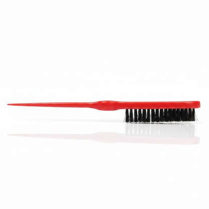 Annie Plastic Tease Brush with Pointed Tip, 1 Count, Red