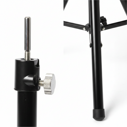 Annie Premium Mannequin Tripod with Stable Plate, 1 Count, Black