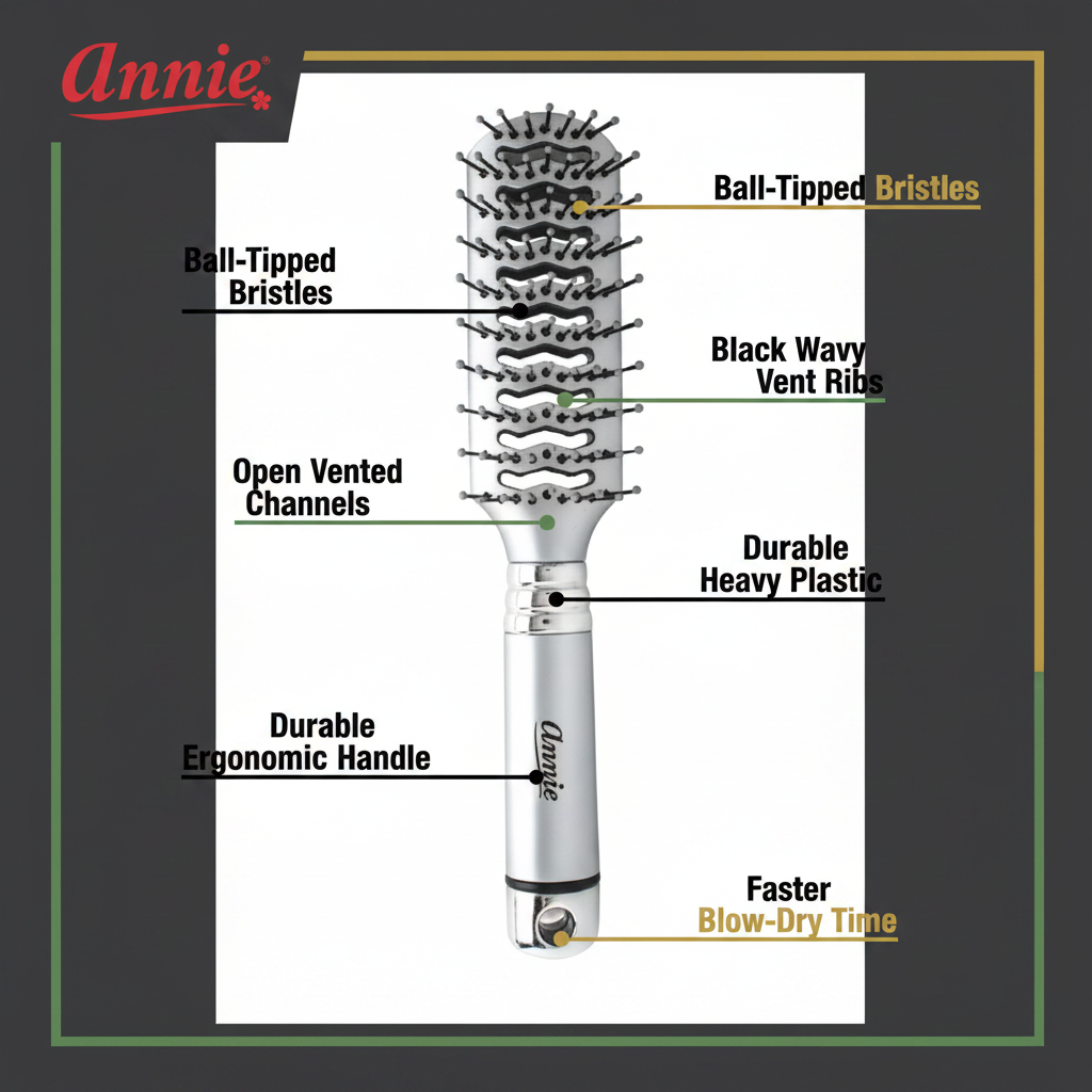 Cepillo de ventilación Annie Plata